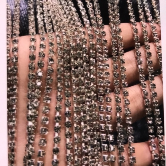 BNWT🌟La Ros Bling denim shorts 🎉small 🔥 NWT - Picture 3 of 8